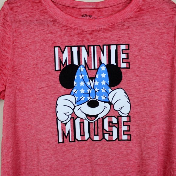 ✨ Closet Refresh - Disney Minnie Mouse Patriotic Slub Tee - Picture 2 of 4